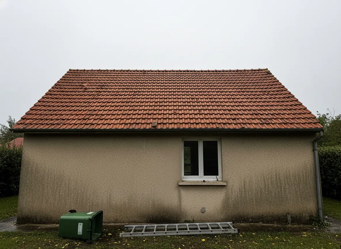 Réparation toiture après tempête, résultat après intervention à Thionville